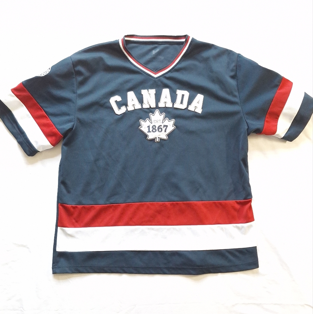 Canadian Vintage Canada 1867 Hockey Jersey, Large